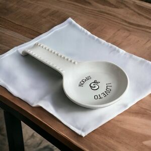Hostess Collection by Home Essentials I Love To Spoon Stove Ceramic SPOON REST